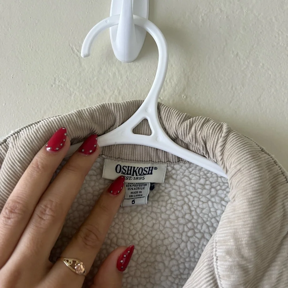 OshKosh‎ B'gosh Vintage Tan Kids Corduroy Jacket